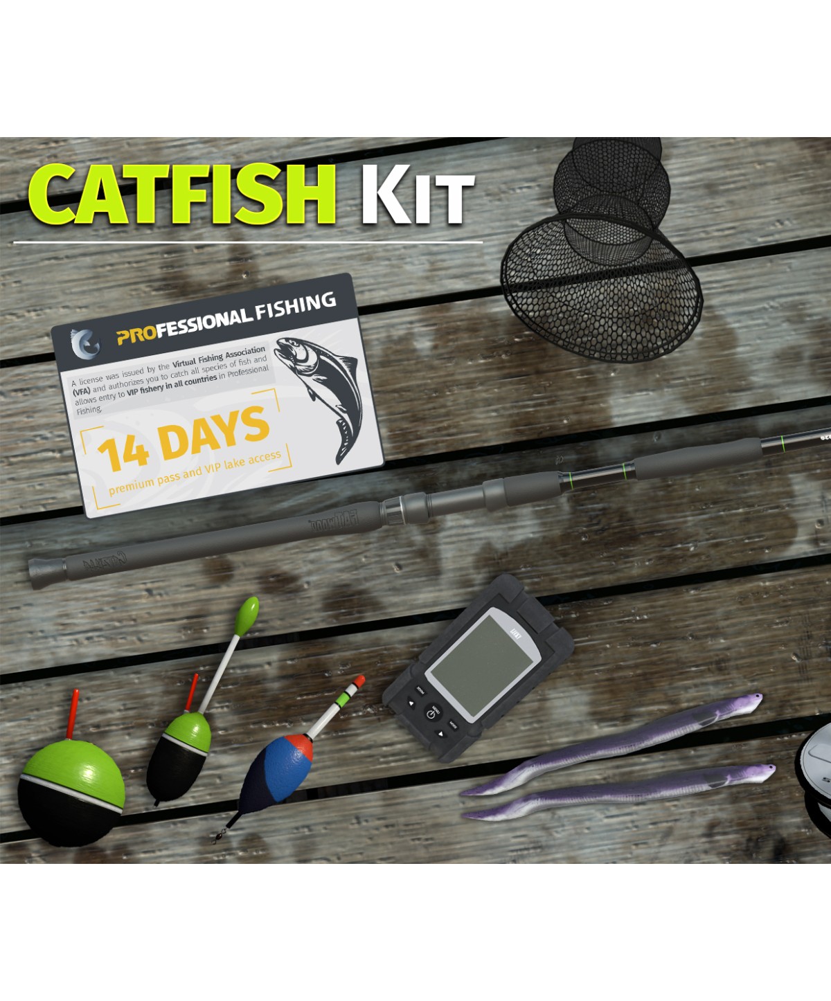 Professional Fishing - Catfish Kit DLC Steam Key GLOBAL